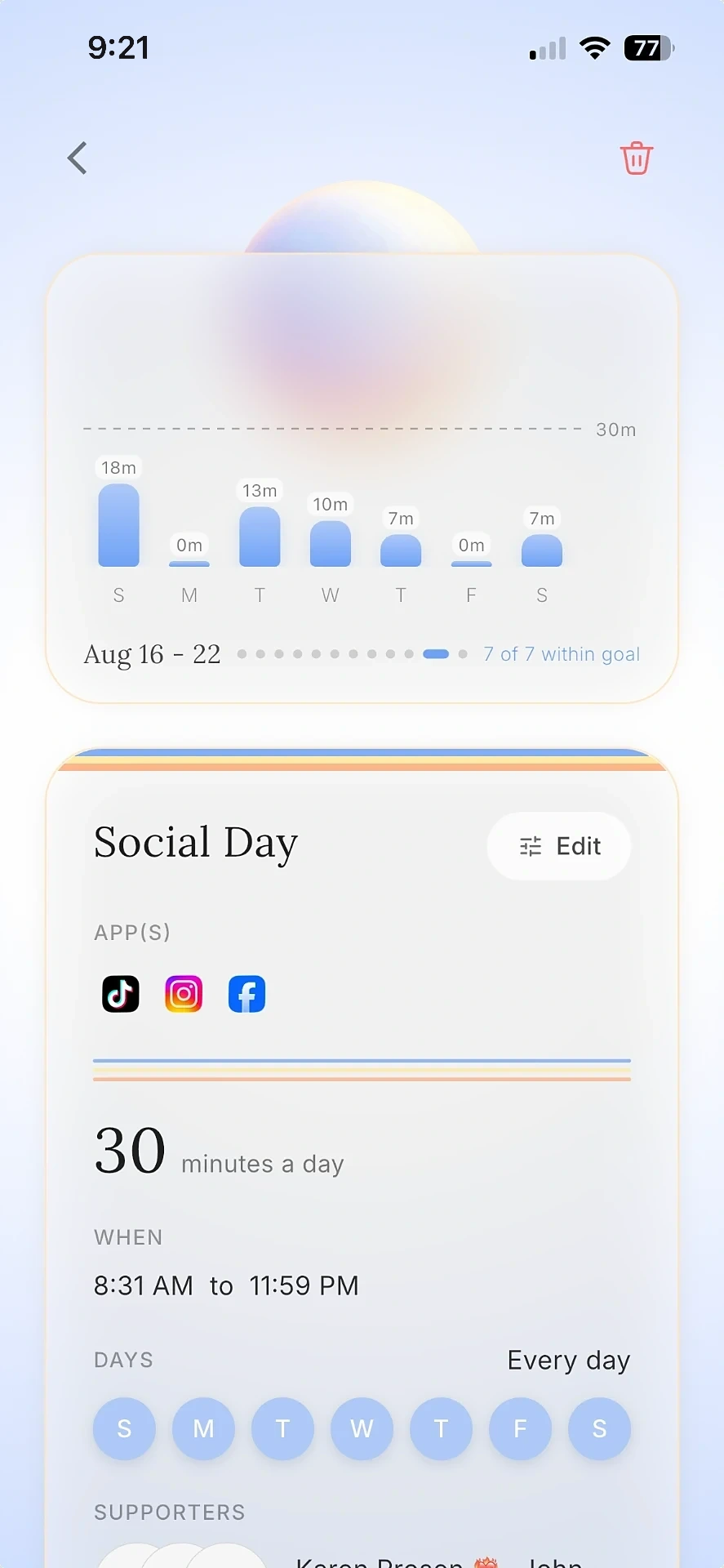 Set goals for your ideal tech use